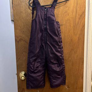 Rothschild size 4 Girl's Purple Ski Bib / Snow Pants